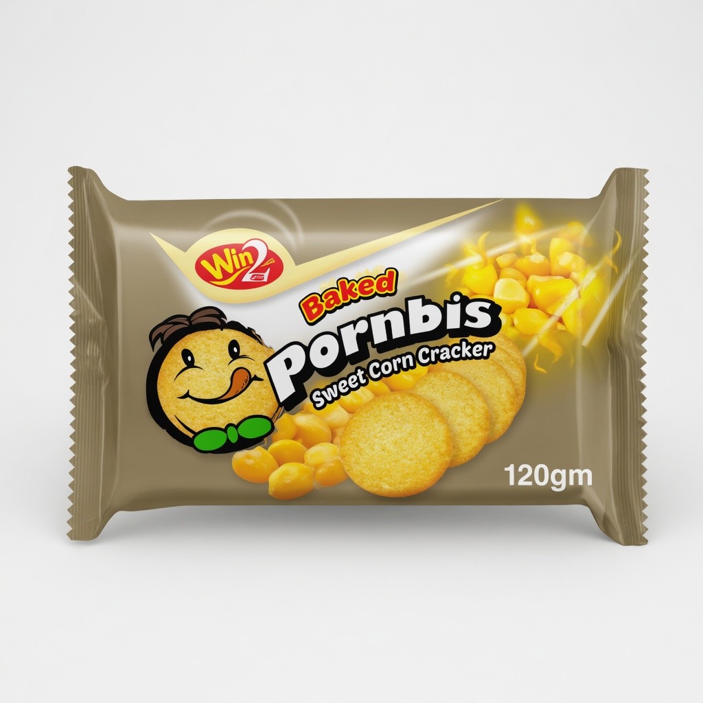 Win2 Baked Potato Crisp/Cornbis Sweet Corn Cracker