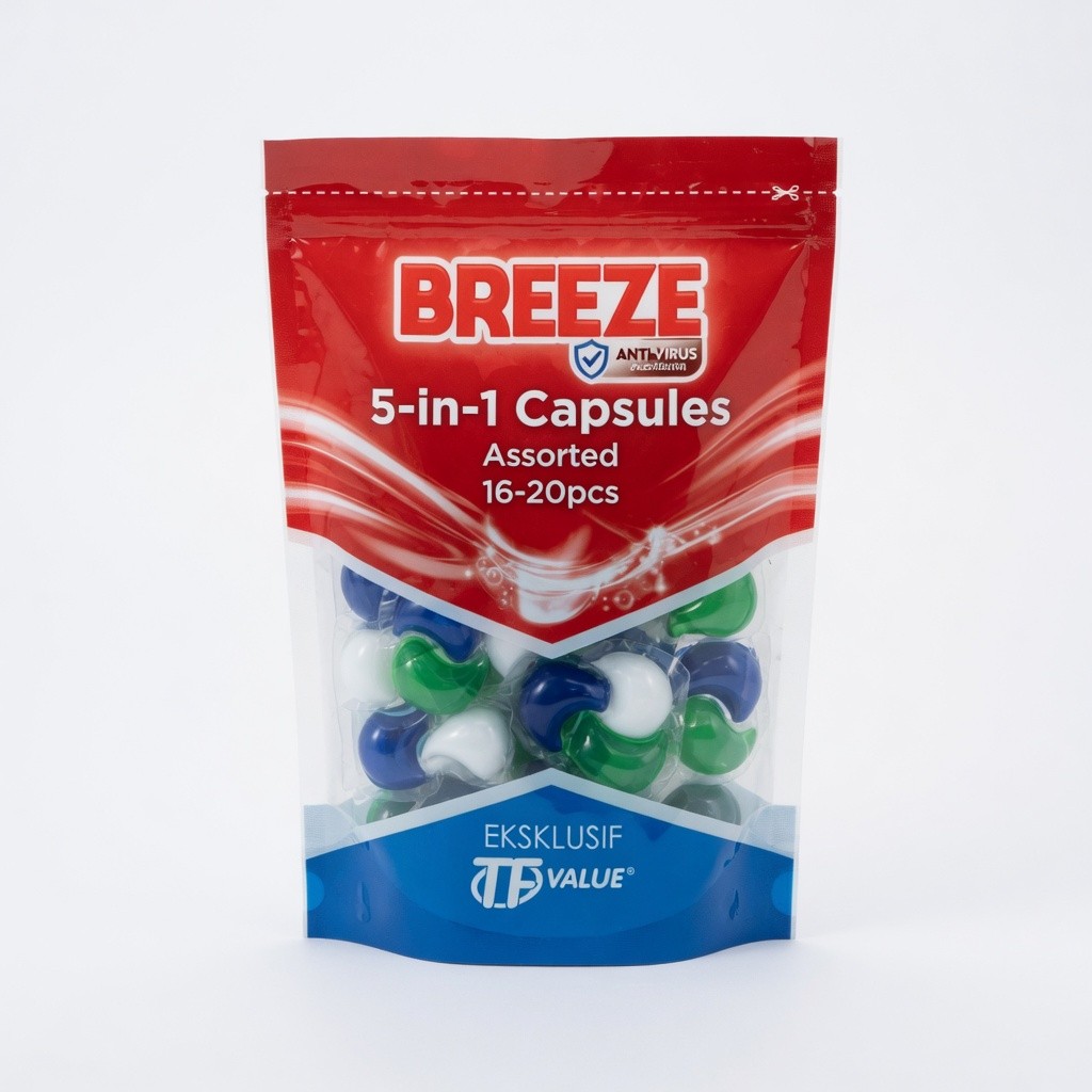 Breeze 5-in-1 Capsules 16-20pcs Assorted