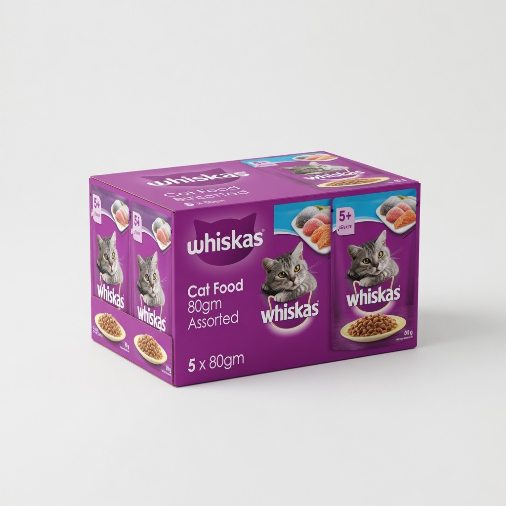 Whiskas Cat Food 80g Assorted