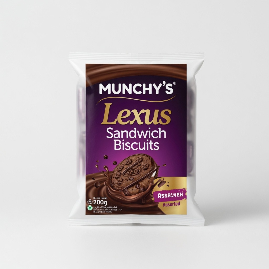 Munchy's Lexus Sandwich Biscuits 190gm/200gm Assorted