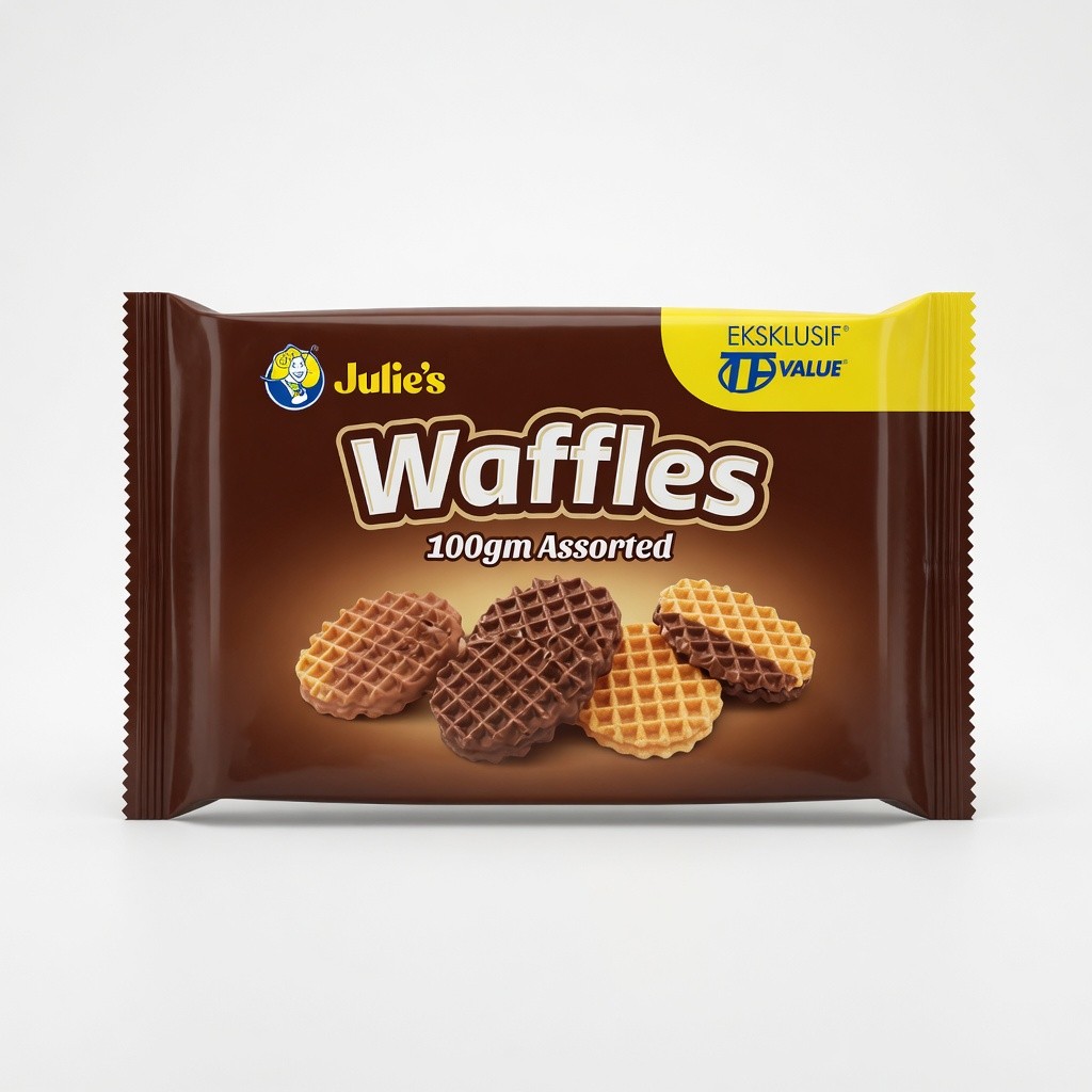 Julie's Waffles 100g Assorted