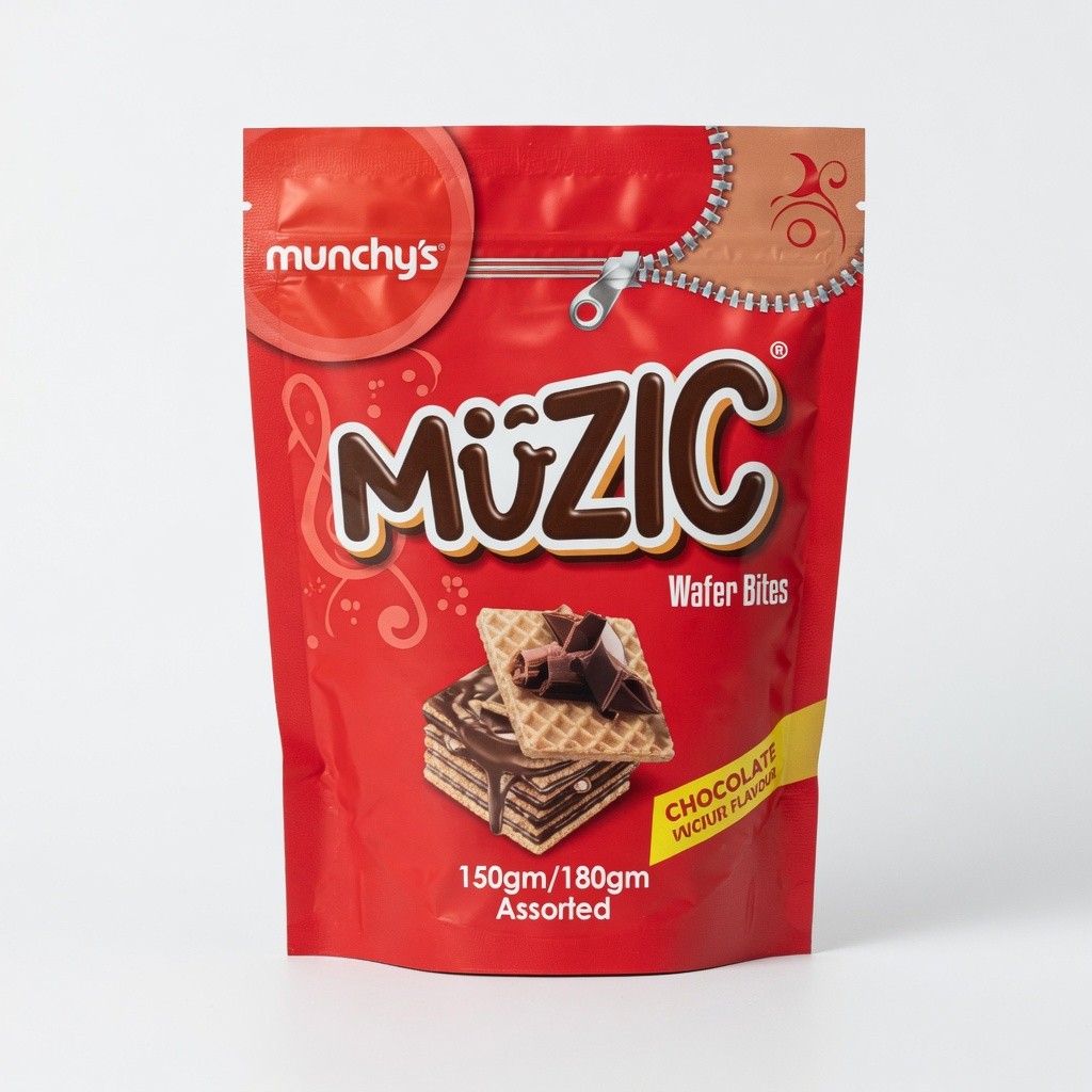 Munchy's Muzic Wafer Bites 150gm/180gm Assorted