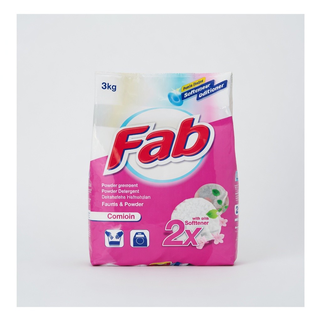 Fab Powder Detergent 3kg/3.1kg Assorted
