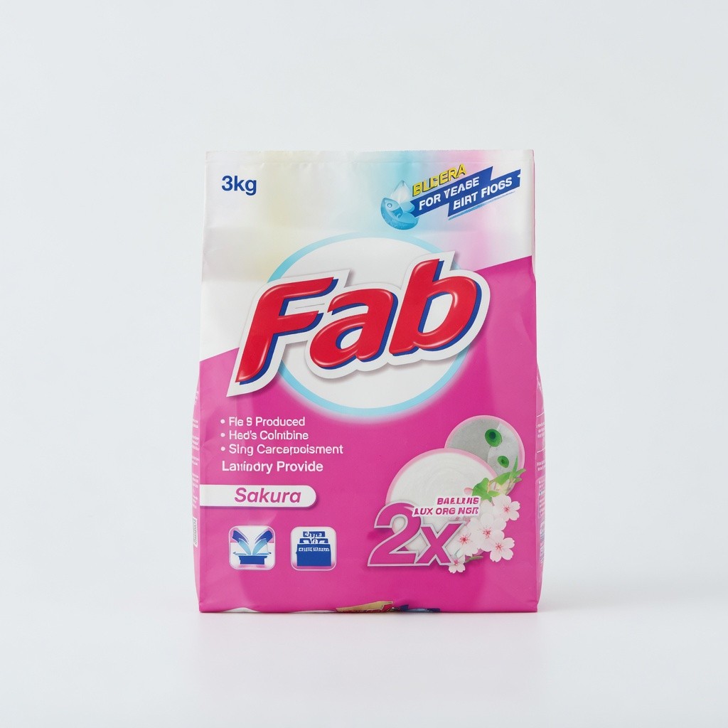 Fab Powder Detergent 3kg/3.18kg Assorted