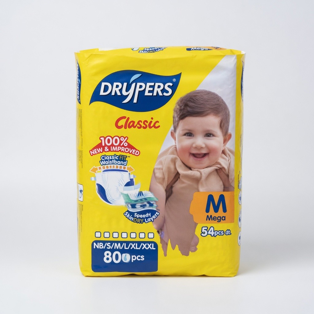 Drypers Classic Mega