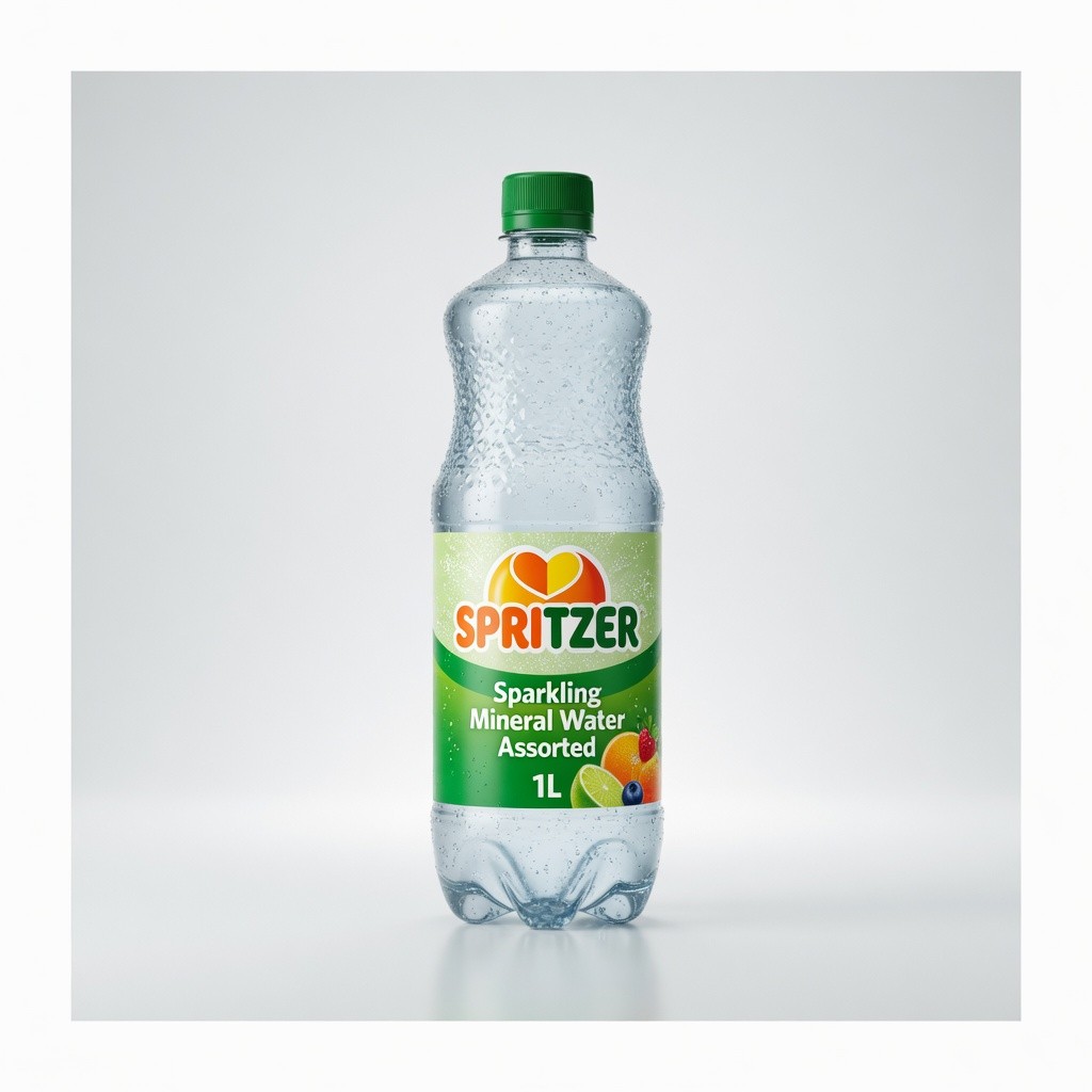 Spritzer Sparkling Mineral Water 1L Assorted