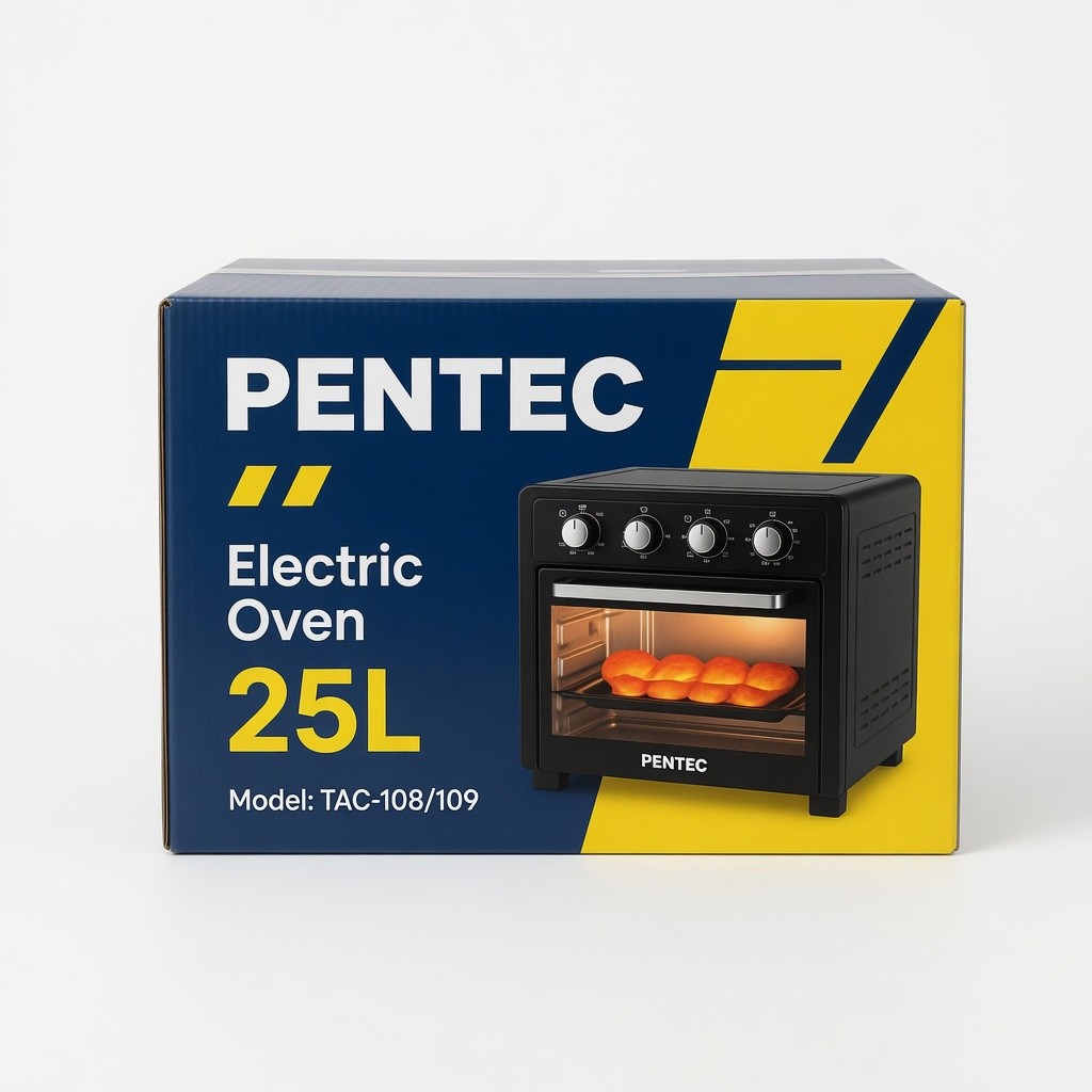Pentec Electric Oven 25L Model: Tac-108/109
