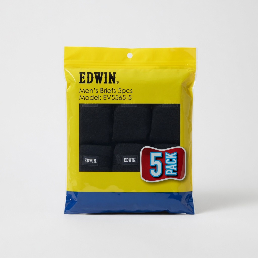 Edwin Men's Briefs 5pcs Model: Ev5565-5