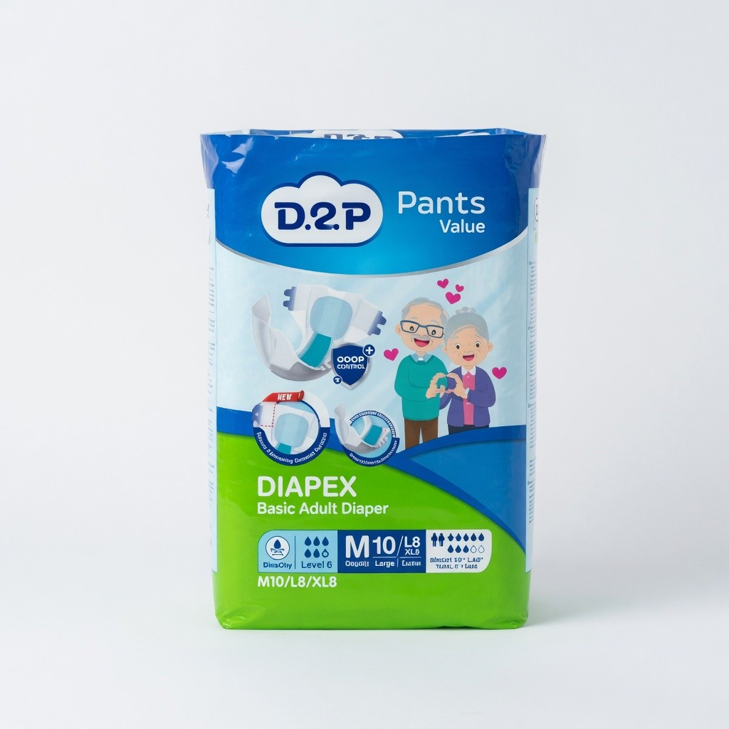 Diapex Basic Adult Diaper M10/l8/xl8