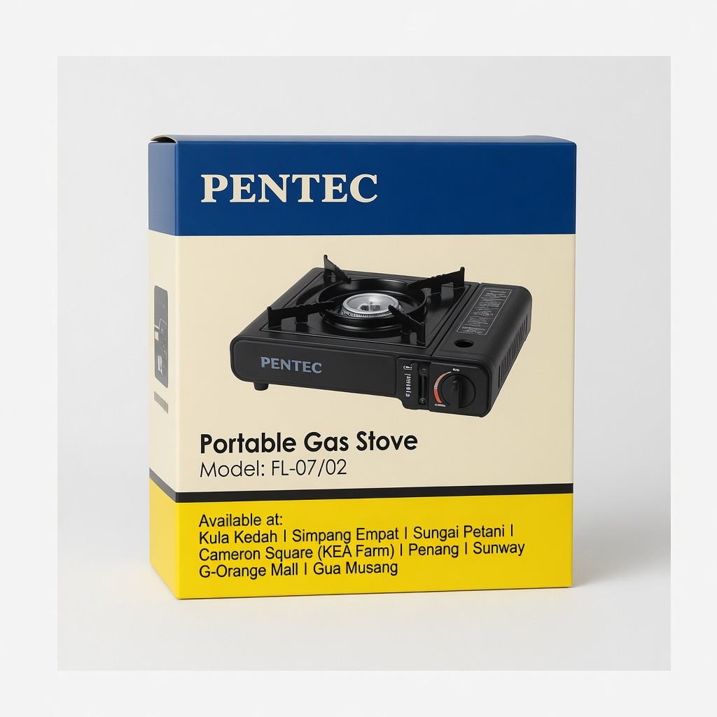 Pentec Portable Gas Stove Model: Fl-07/02