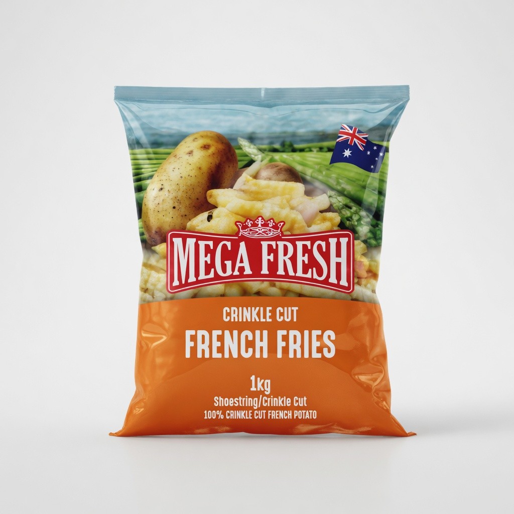 Mega Fresh French Fries Shoestring/Crinkle Cut