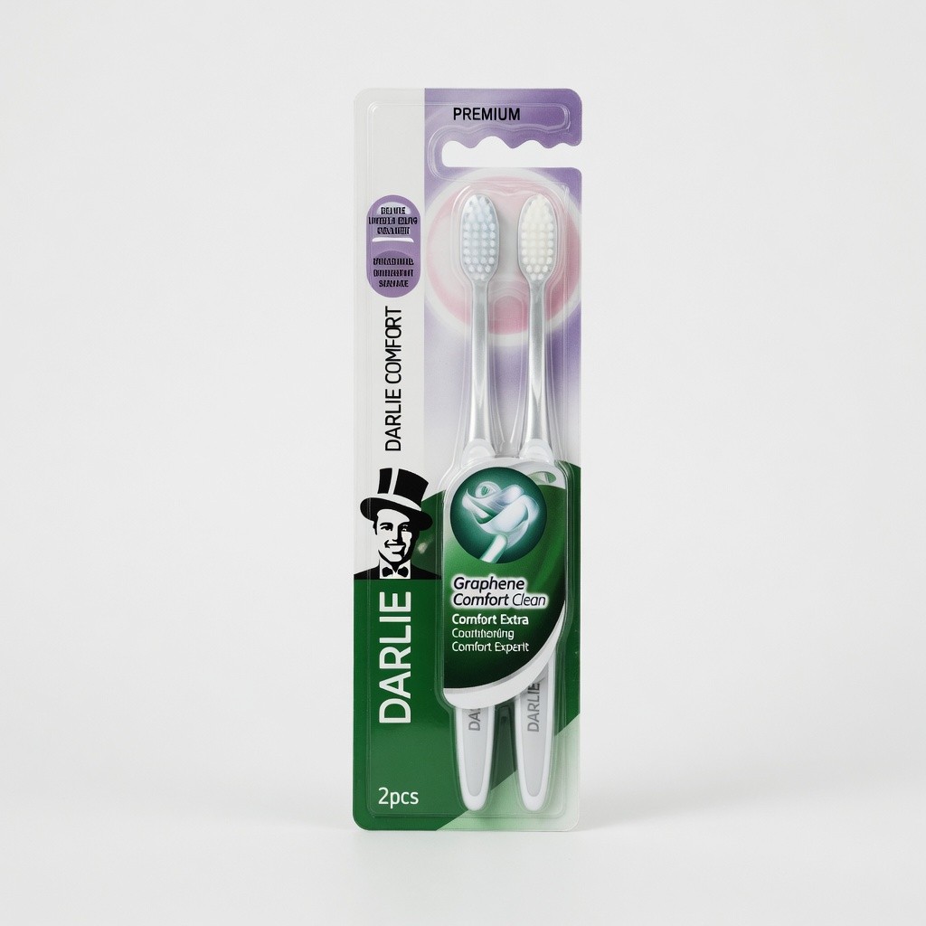 Darlie Graphene Comfort Clean/Comfort Extra Toothbrushes