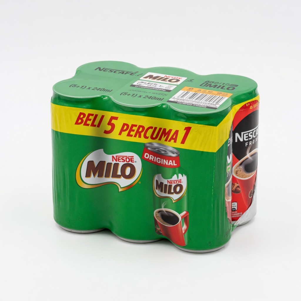 Nescafe/milo Canned Drinks (5 + 1) x 240ml Assorted