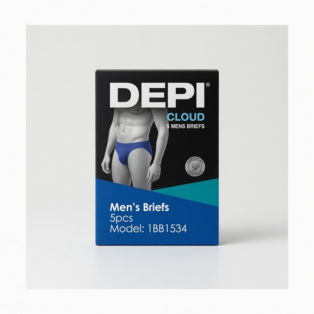 Depi Men's Briefs 5pcs Model: 1bb1534