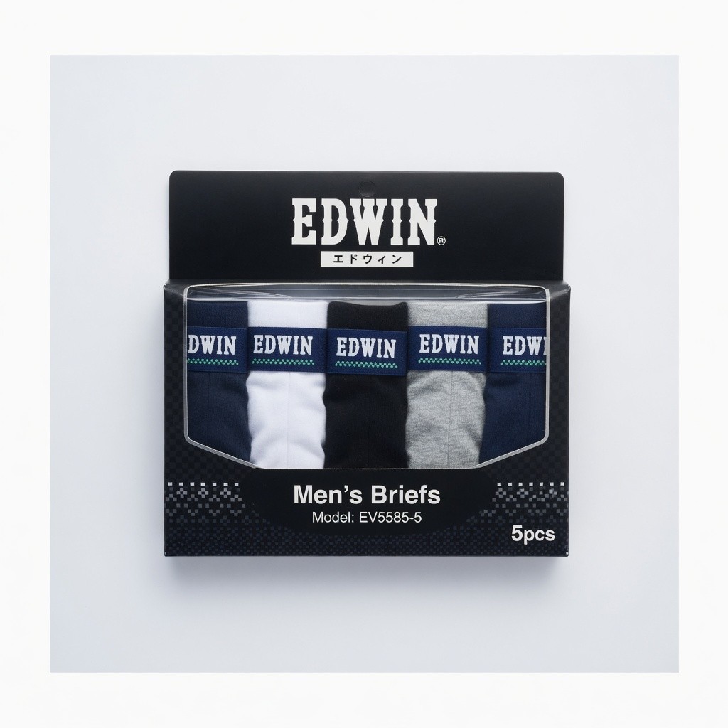 Edwin Men's Briefs 5pcs Model: Ev5585-5
