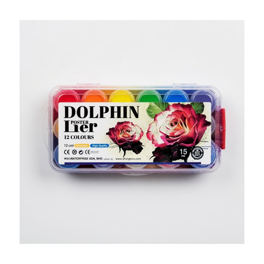 Dolphin Poster Colour 12 Colour