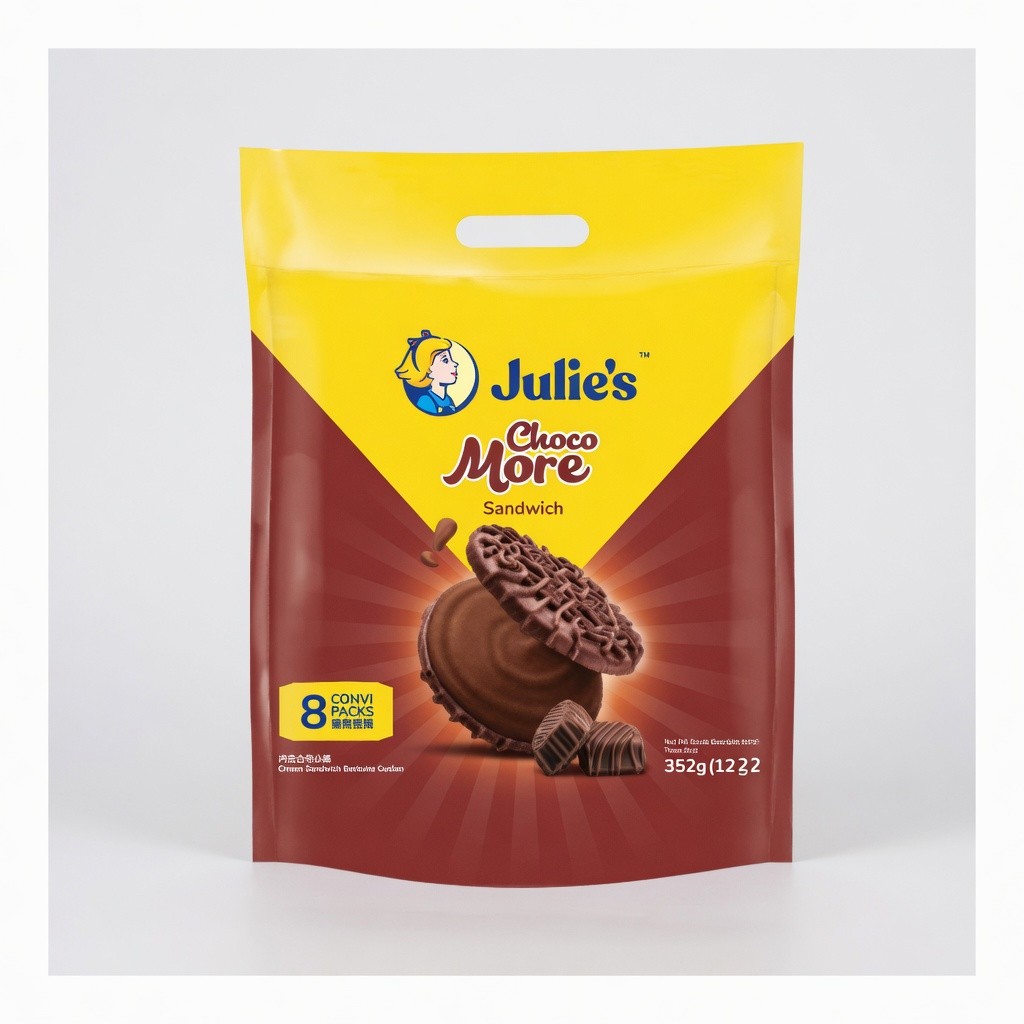 Julie's Sandwich Biscuits Convi Pack Chocolate 352g