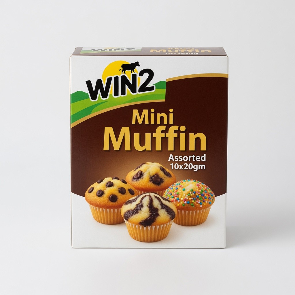 Win2 Mini Muffin 10×20g Assorted