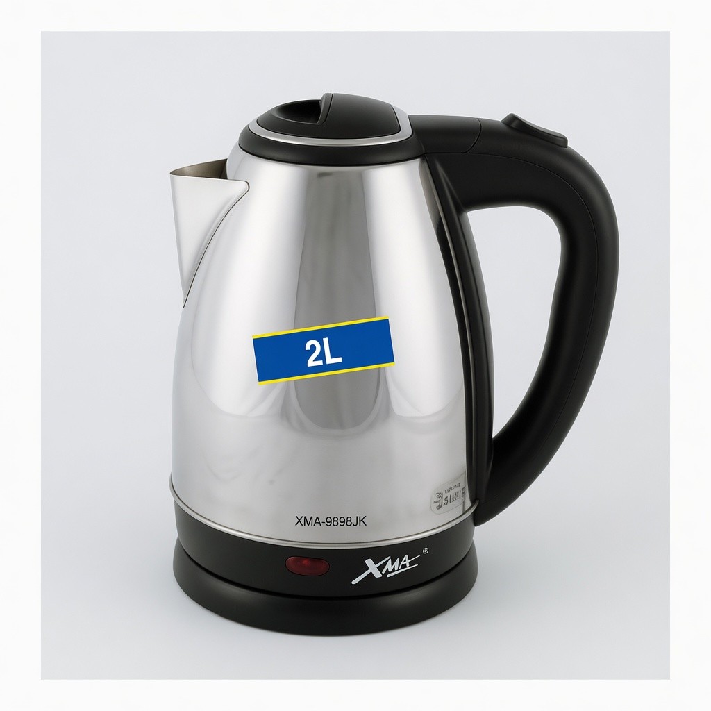 Xma Stainless Steel Jug Kettle 2L Model: Xma-9898jk