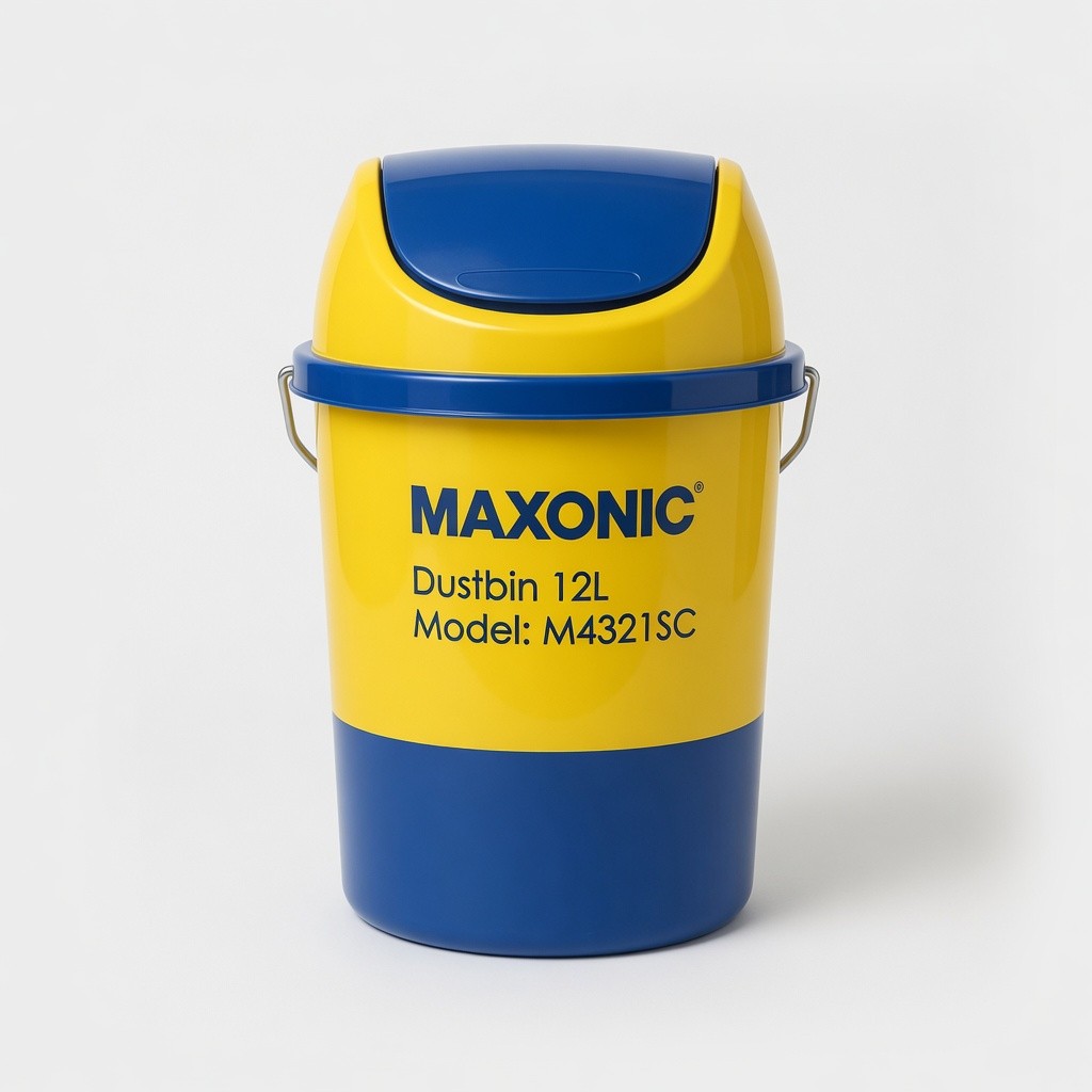 Maxonic Dustbin 12L Model: M4321sc