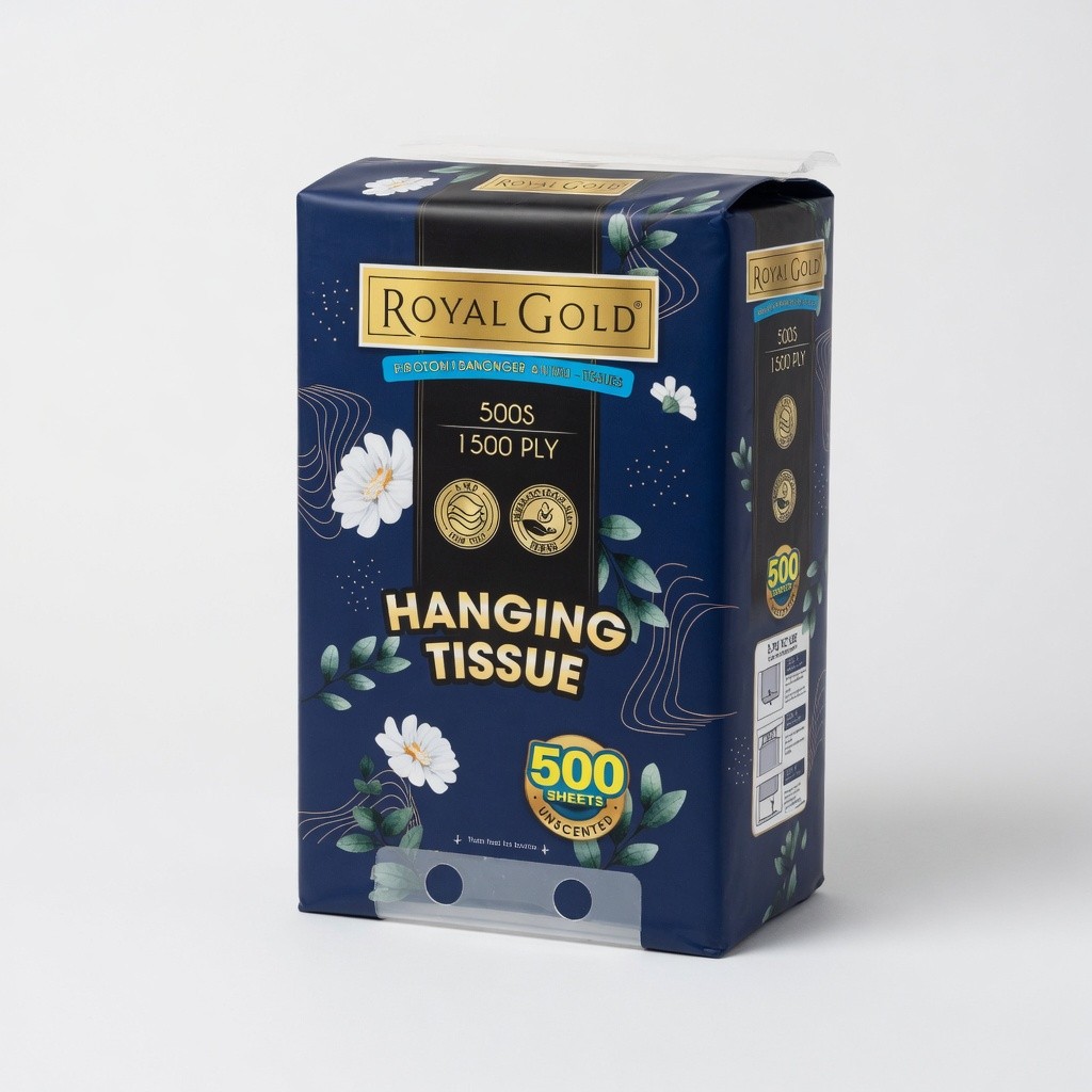 Royal Gold 3-Ply Bottom Hanging Tissue