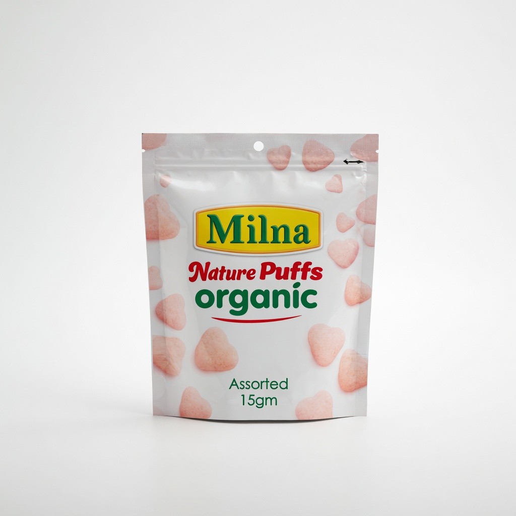 Milna Nature Puffs Organic 15g Assorted