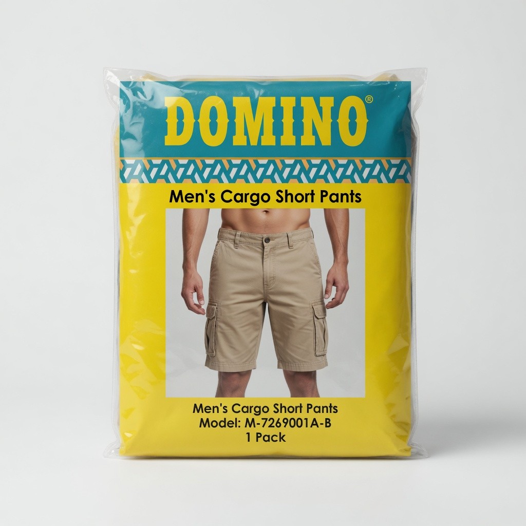 Domino Men's Cargo Short Pants Model: M-7269001a-B