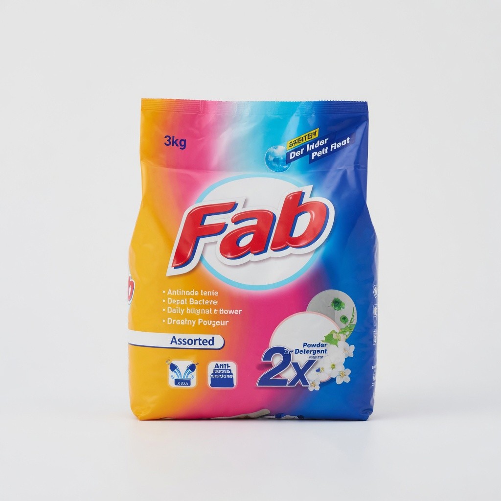 Fab Powder Detergent Assorted