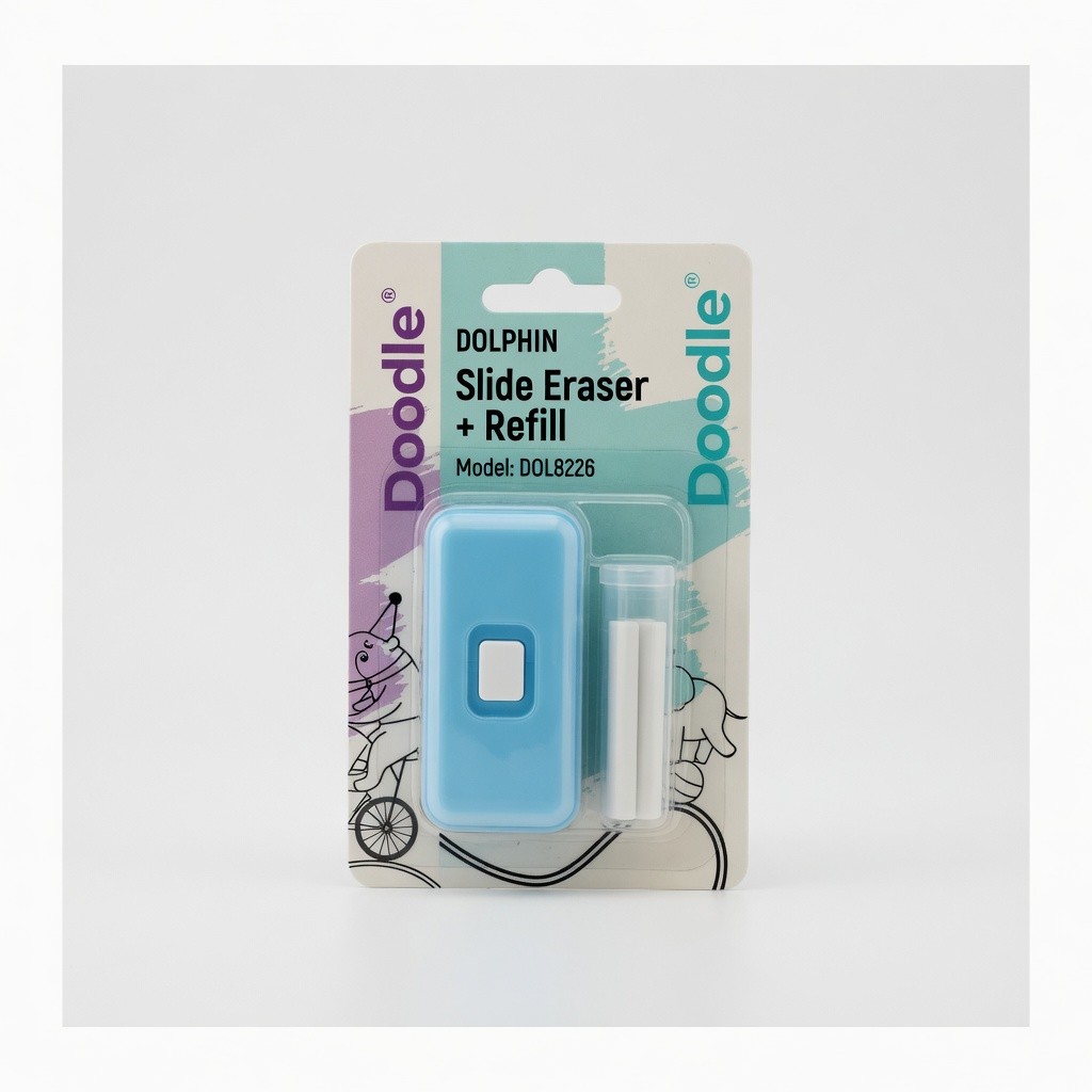 Dolphin Slide Eraser + Refill Model: Dol8226
