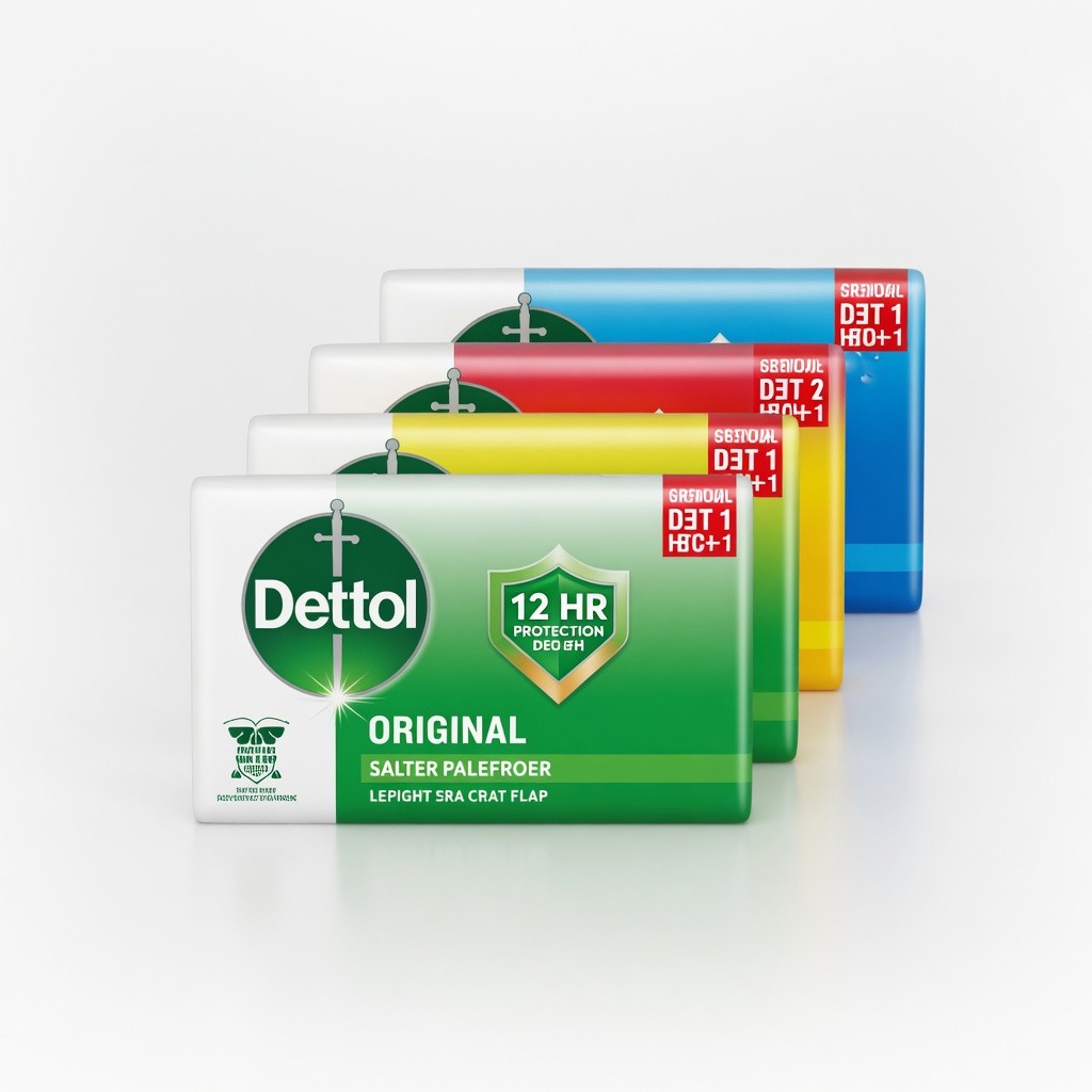 Dettol Soap (3 + 1) x 100g Assorted