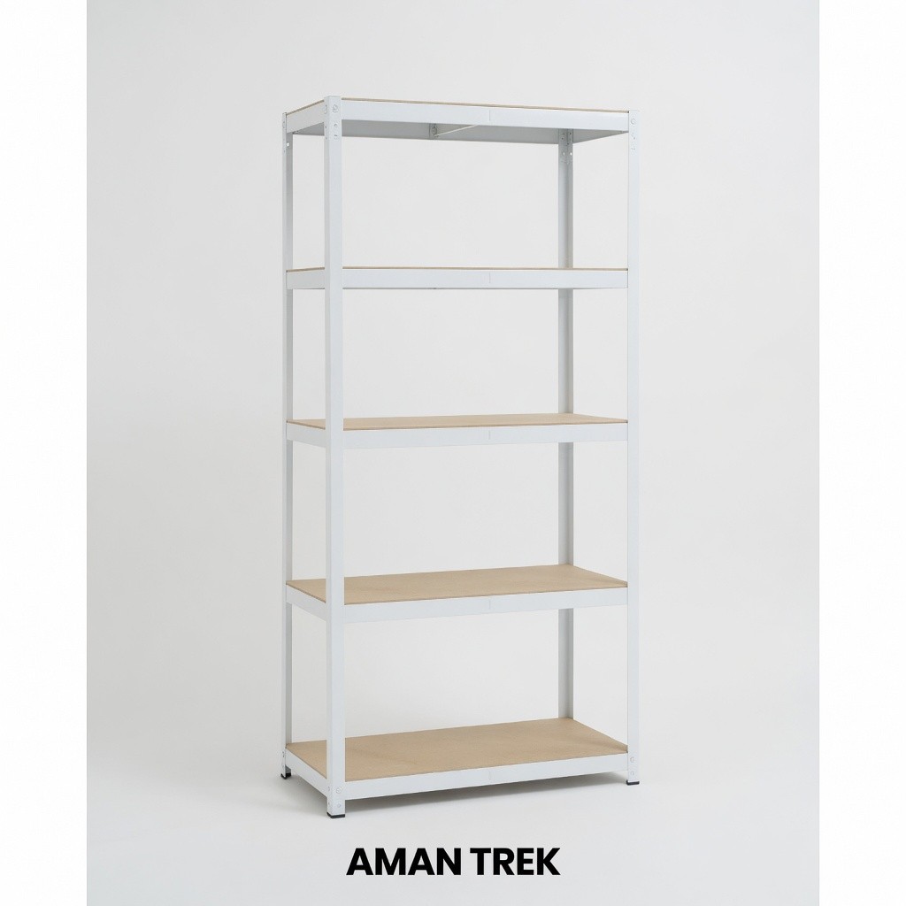 Aman Trek 5-Tier Shelf Rack (Size: 180 x 90 x 40cm)