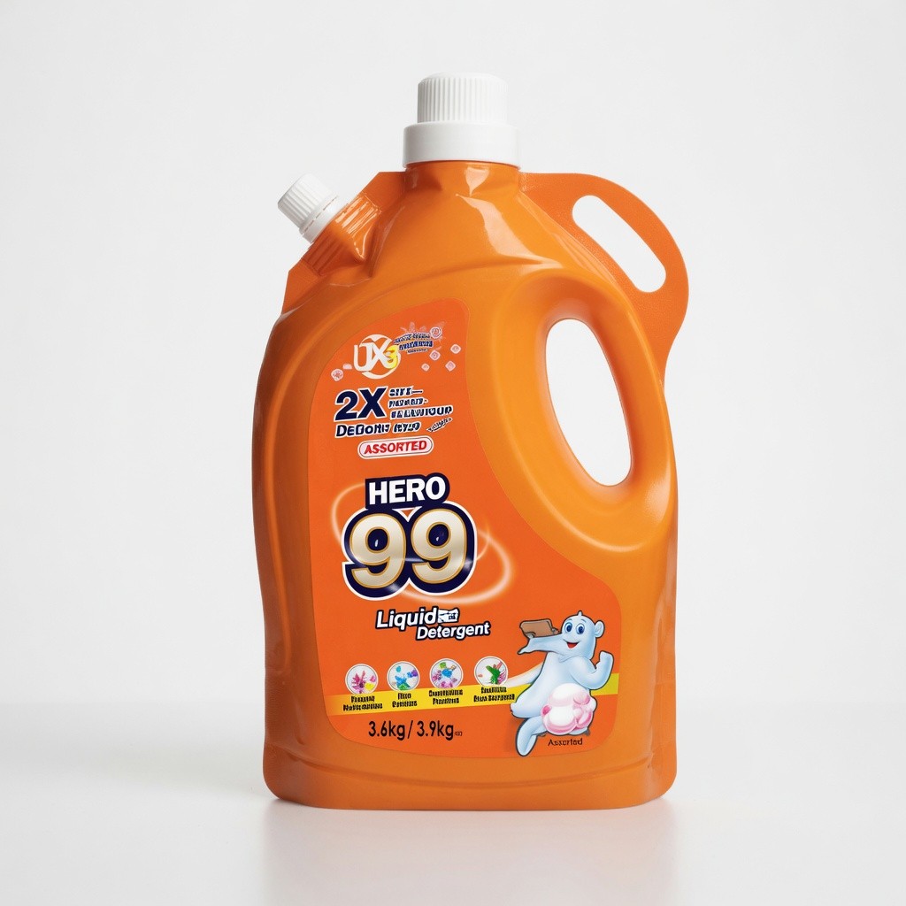 Hero99 Liquid Detergent 3.6kg/3.9kg Assorted