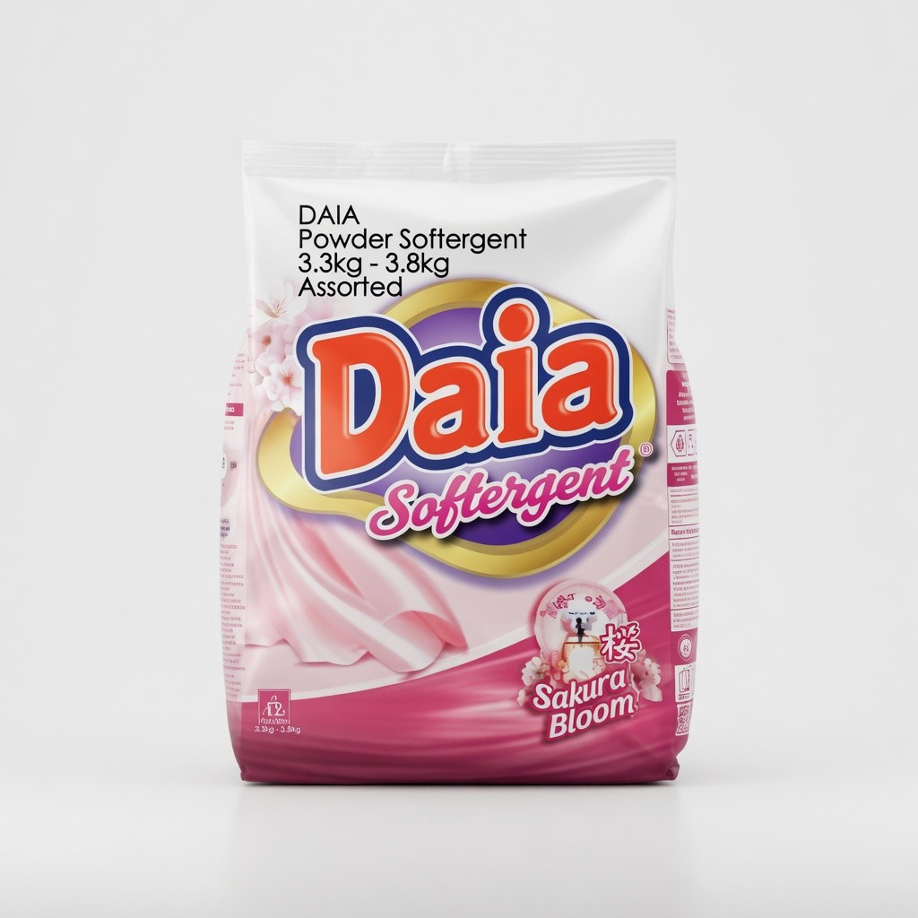 Daia Powder Softergent 3.3kg - 3.8kg Assorted