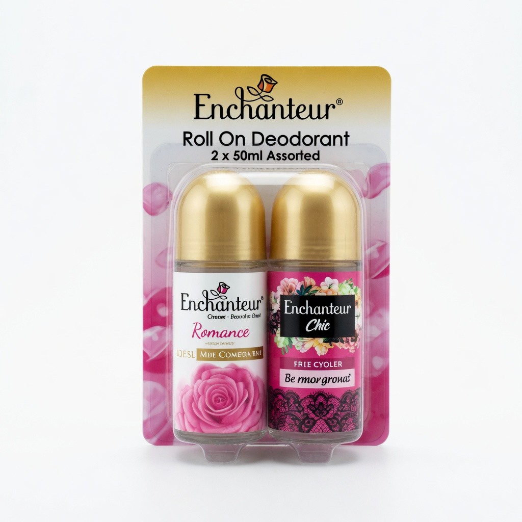 Enchanteur Roll On Deodorant 2 x 50ml Assorted