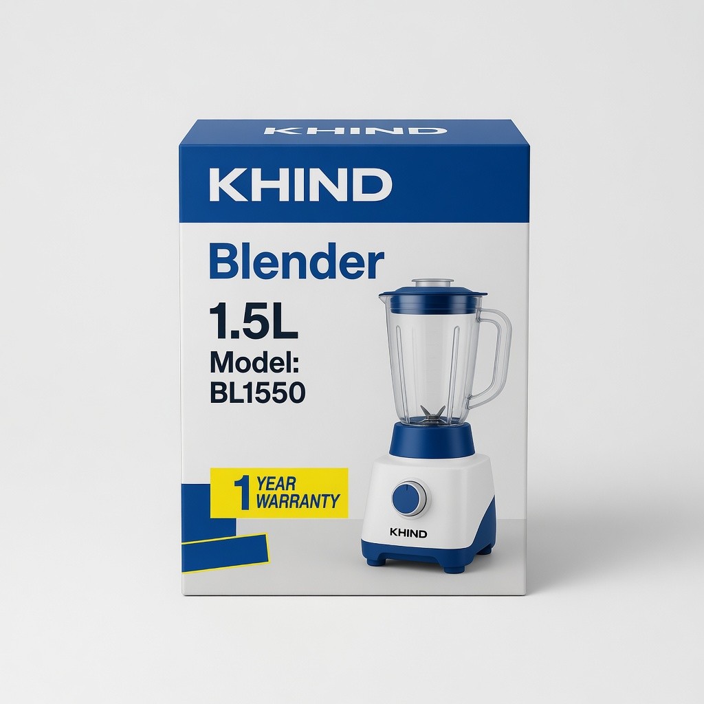 Khind Blender 1.5L Model: Bl1550