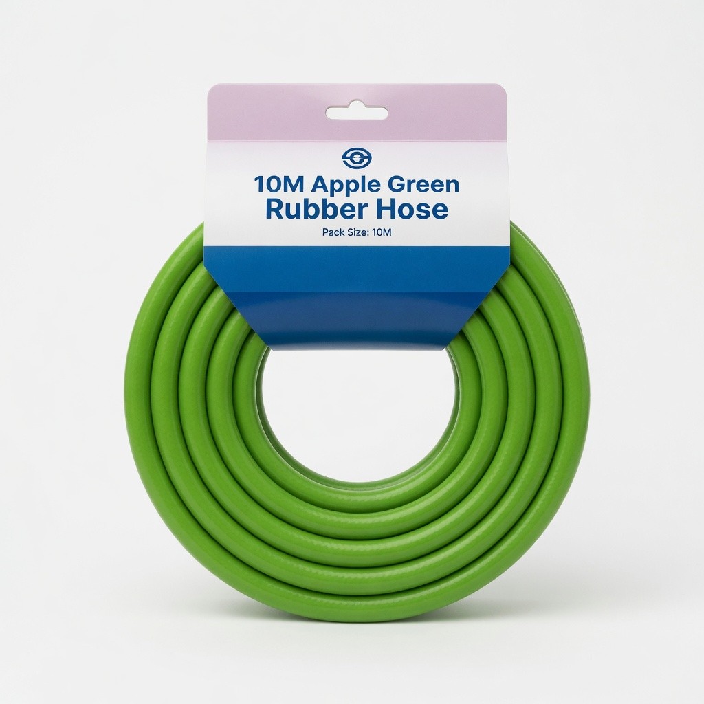 10m Apple Green Rubber Hose