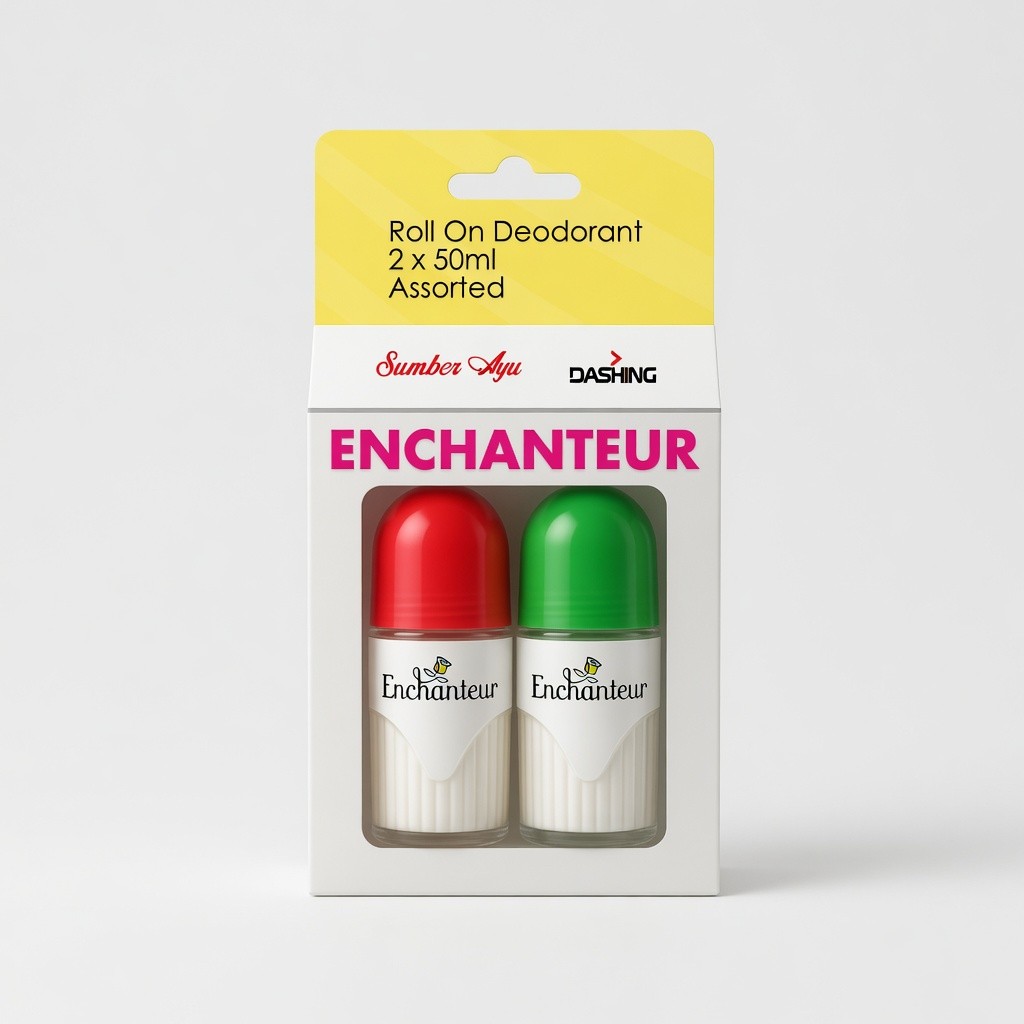 Enchanteur Roll On Deodorant 2 x 50ml Assorted