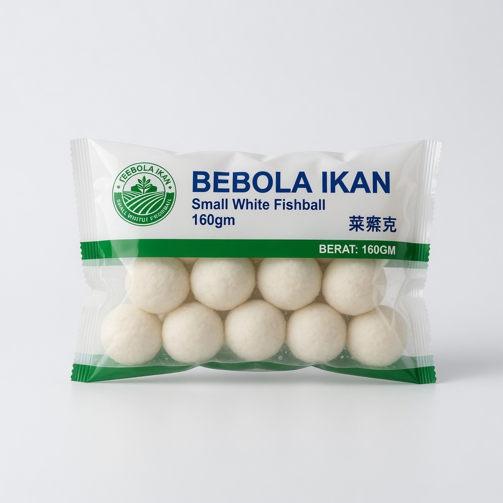 Bebola Ikan Small White/Fried Fishball 160g