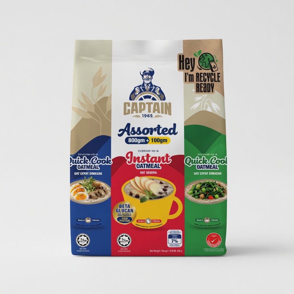 Captain Oatmeal Assorted