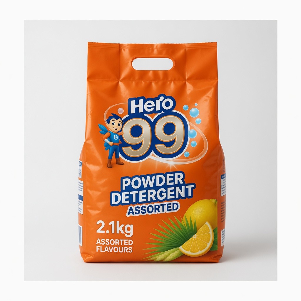 Hero99 Powder Detergent 2.1kg Assorted