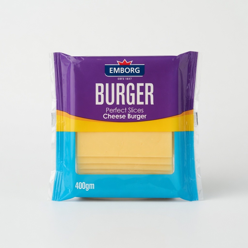 Emborg Perfect Slices Cheese Burger