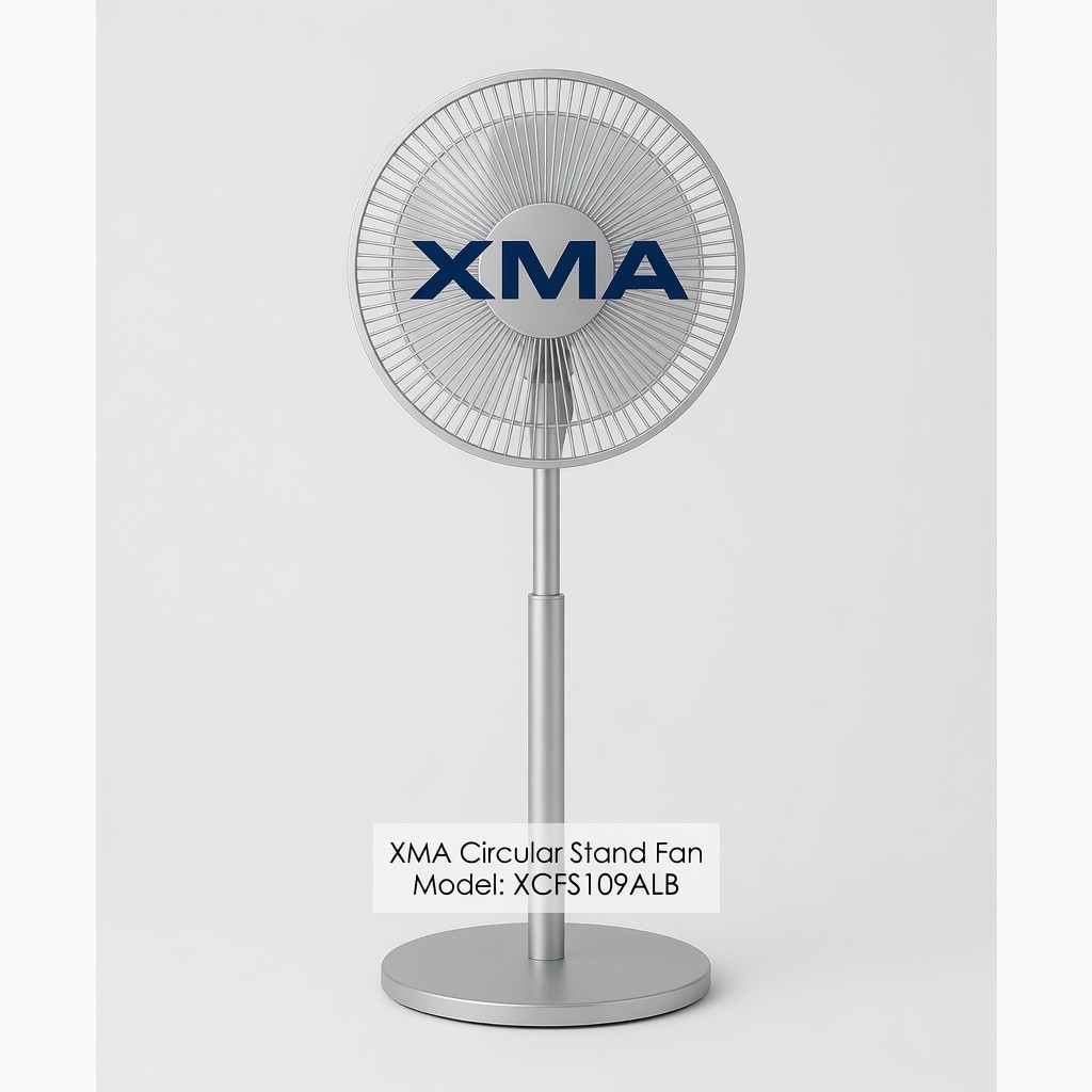 Xma Circular Stand Fan Model: Xcfs109alb