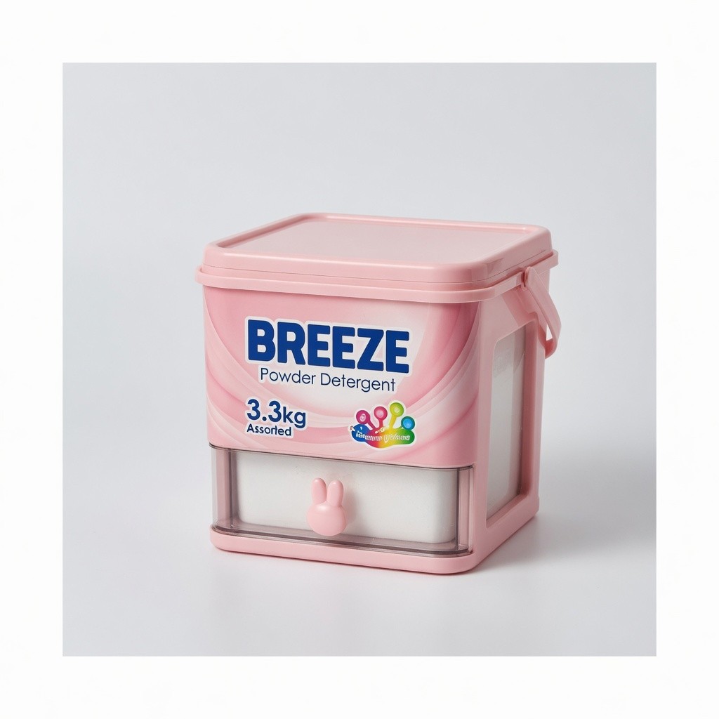 Breeze Powder Detergent 3.3kg Assorted