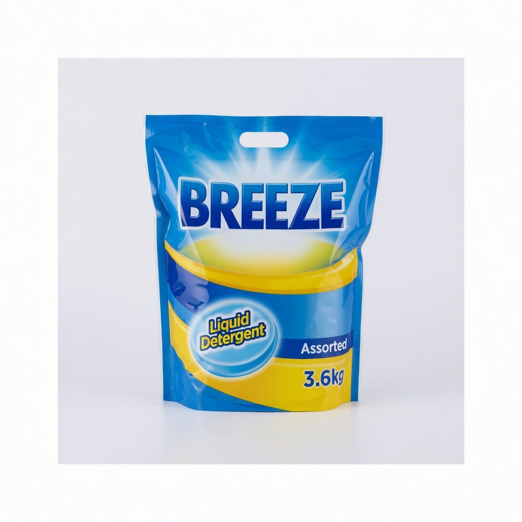 Breeze Liquid Detergent 3.6kg Assorted