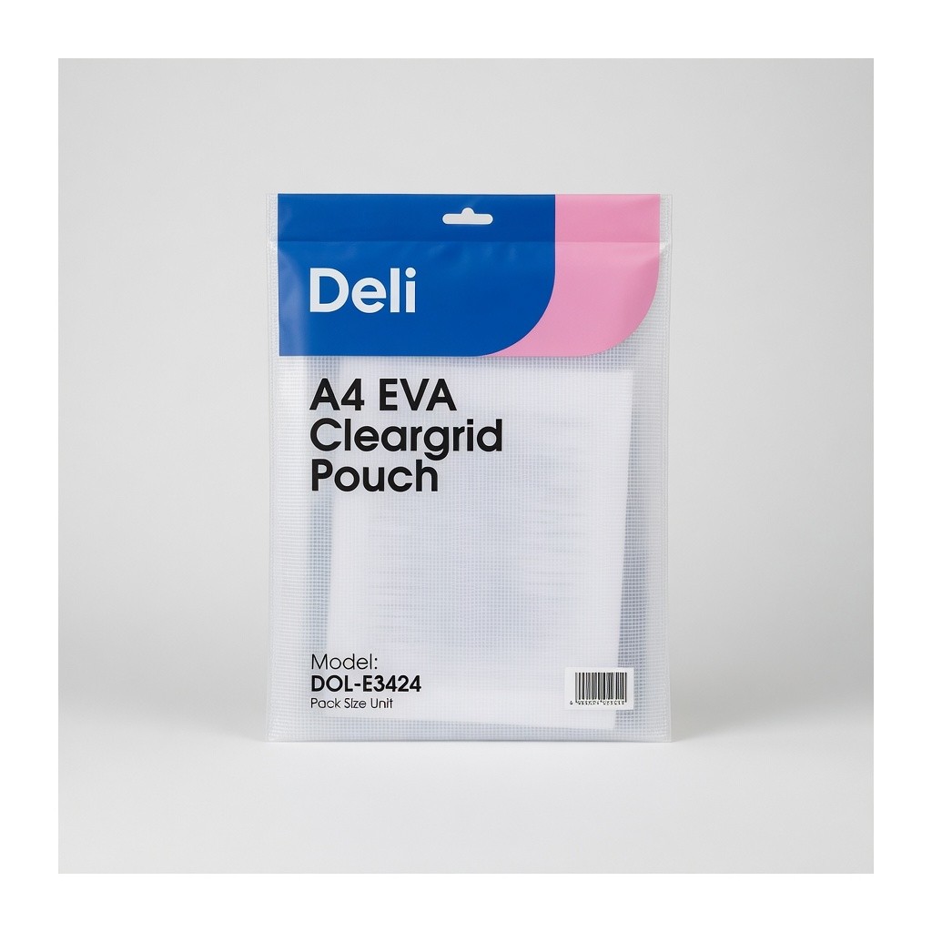 A4 Eva Cleargrid Pouch Model: Dol-E3424