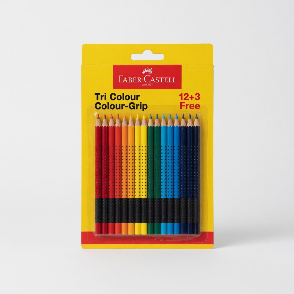 Faber-Castell Tri Colour Colour-Grip Set