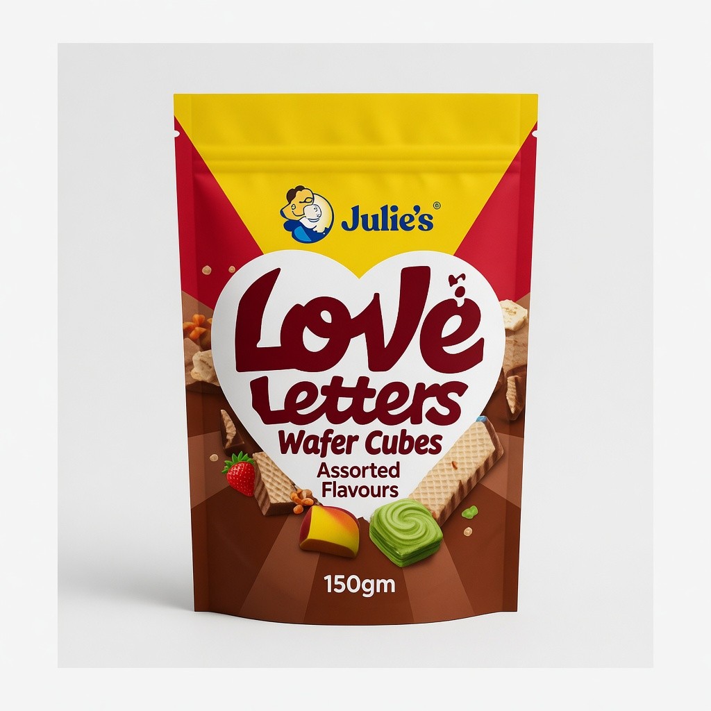 Julie's Love Letters Wafer (Assorted Flavours)