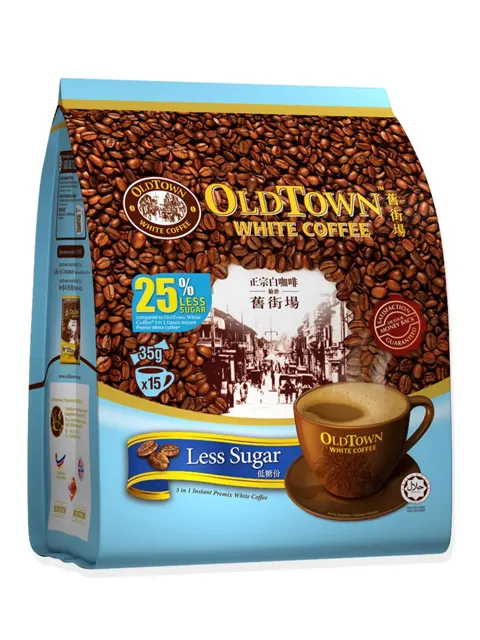 Old Town 3in1 W/cafe Less Sugar 15×35g