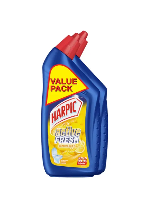 Harpic Liq Lemon Zest 2×500ml
