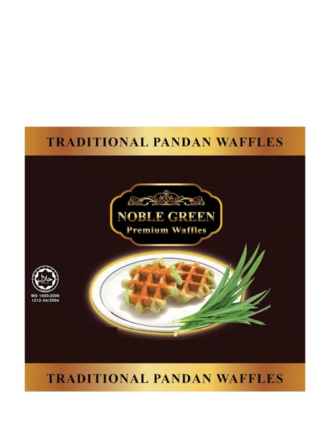Noble Green Belgium Waffles Pandan 4×50g